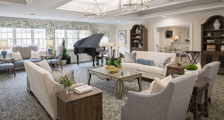 The Charlotte Assisted Living Memory Care | Clubhouse Interior 12