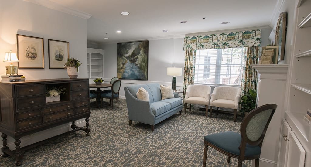 The Charlotte Assisted Living Memory Care | Clubhouse Interior 21